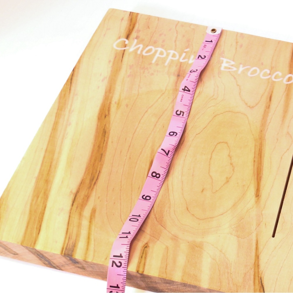 Handmade Maple Cutting Board – “Choppin’ Broccoli” – Solid Hardwood - Picture 4 of 5